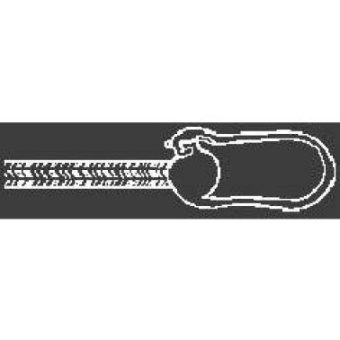 Euromarine SandoClick Carabiner for Ø8 mm Bungee Cord, 4 pcs