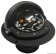 Riviera Zenit 3" Recess Fit Marine Compass with Telescopic Anti-Glare Screen (Color: Black Body with Black Dial; Name: Flat Dial)