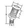 Marine Town 15 Degree Stalon Side Deck Drain