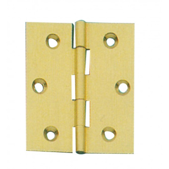 Borsani Angelo Butt Hinge Polished Brass 50X60 mm