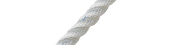 English Braids 44060100000 3-strand Pre-stretched 6mm White