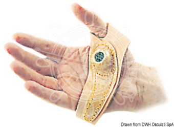 Osculati Leather Palm Guard for Sail Sewing and Rope Splicing