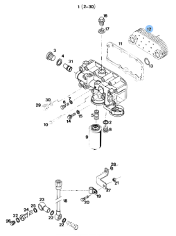 Vetus VD20251 - Oil Cooler