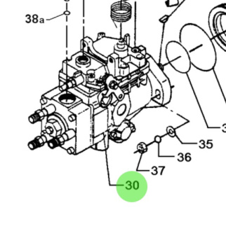 Bukh 610A3300 - Electric Pump for DV36 and DV48 Fuel Injection Systems