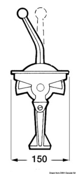 Osculati 45.350.01-B46 - GEMINI Twin Lever Control Box B46