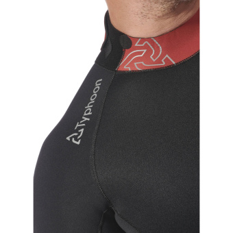 Plastimo P203745 - Performance 3/2mm Neoprene Wetsuit FD Men's Black/Red Size S