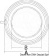 Osculati 13.662.01 - Stainless Steel Extra-Flat Spotlight 105 mm