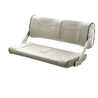 Vetus DCHTBSW - Ferry Bench Seat, White with Dark Blue Seams