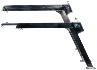 Allpa Stainless Steel Davit With Rope, Block And Winch, Telescopic Version, 200kg (Price Per Piece)