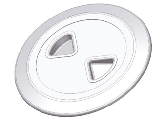 Nuova Rade 196434 - Inspection Hatch Topline 162mm White