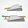 Clamcleat CL818 Tapered Pad with Backplate for CL203 & Mk1 Junior Cleats, 10° Angle