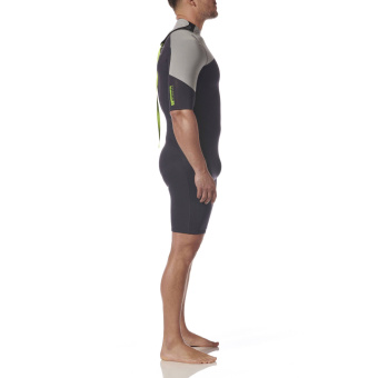 Plastimo P203700 - Essential 3/2mm Neoprene Wetsuit Men's Shorty Black/Grey Size M