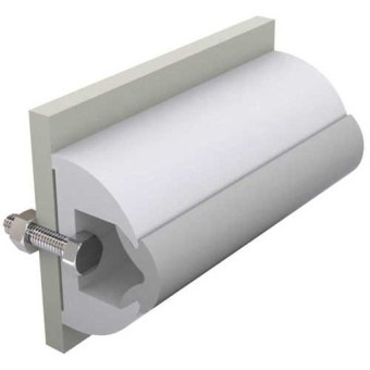 Vetus HARO50WL - HARO Rubbing Strake, White, 50x34 mm, Without Insert, Roll 30 m