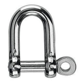 Plastimo 25691 - Stainless Steel Shackle Captive Pin 10mm