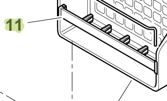 Isotherm SGC00228AA - Retainer for Cruise CR65 C-Series (Classic, Elegance, Clean Touch) Fridges