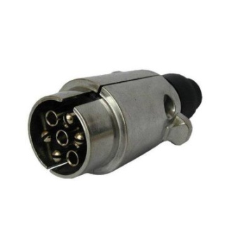  Plug - 7-Pin Aluminum Male Plug (Bulk)