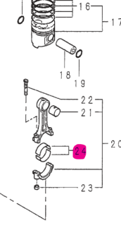 Northern Lights 198517132 - Rod Bearing, Standard 