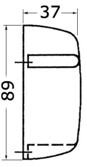 Osculati 13.529.12 - Watertight Courtesy Light 12 V