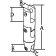 Allpa Stainless Steel Anchor Chain Link, A=118mm, B=14mm, C=9mm, D=38mm, E=22mm (Double Swivelling Model, Up To 850kg)