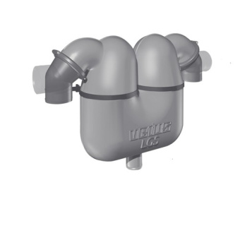 Vetus LGS7550 - Exhaust Gas Separator 75mm - 50mm Drain