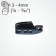 Clamcleat CL828-63 Aero Cleat with CL263 Nylon Micros for 3–4 mm Rope