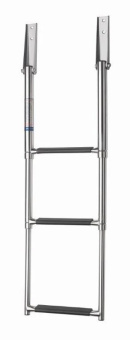Vetus SLT3AW - Telescopic Staircase, Wide, SS. Steel AISI 316, 3 Steps, Full Height 890mm
