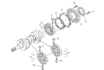 Nanni Diesel 970315027 - ASSY CASE,MAIN BRG. (=> N°KT08090423 ) for N3.30