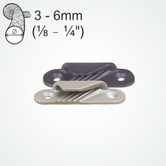 Clamcleat CL258 Racing Fine Line Starboard Cleats for 3–6 mm Rope