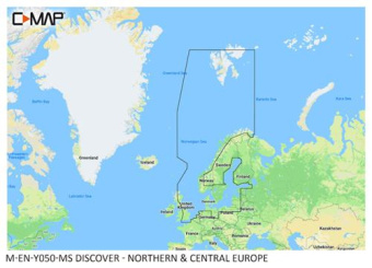 C-MAP Memory Card Discover - Northern & Central Europe
