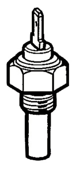 Osculati 27.812.00 - Oil Temperature Sensor 70-120° With Alarm Insulated Poles