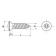 Euromarine DIN 7983 - A4 C 3.5 X 19 Z - Cross Recessed Countersunk Head Sheet Metal Screw