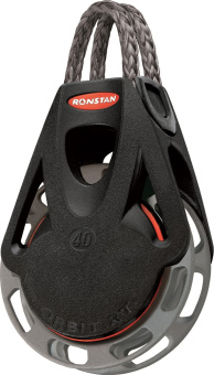Ronstan RF46101 Series 40 Ball Bearing Orbit Block, Auto Ratchet with Dyneema Link Head