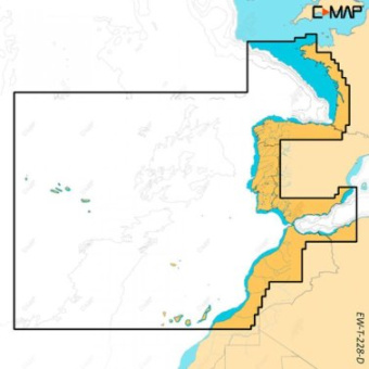 C-Map Discover X Mapping Europe West Coast Atlantic