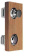 Foresti & Suardi Push Button Catch Flush Mounted Ø 2.5 cm Chrome