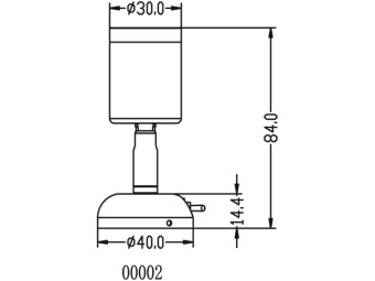 Talamex Straight LED Reading Lamps Chrome Plated