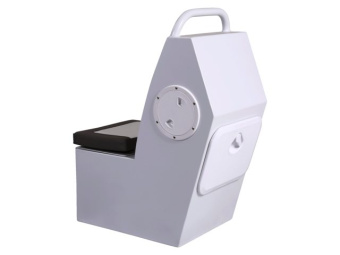 Talamex 1-Person Seatbench FCT550 For Steering Console White For Inflatable Boat