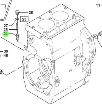 Bukh 000E3397 - Piston for DV29RME and DV32 Engines