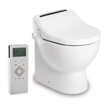 Tecma T-BRU024NW/U02C00 - E-Breeze, White, 24V, Multifunctional Bidet, Standard 2-Button SFT, Solenoid