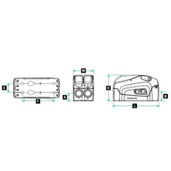Lewmar 29101212BK - DC1 Halyard Stopper Double Rope Ø 10-12mm