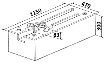 Osculati 52.035.01 - Tank 142 l