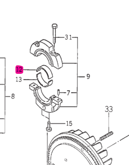 Northern Lights 198517103 - Bearing, Standard Upper 