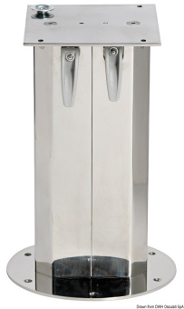 Osculati 48.730.01 - Stainless Steel Telescopic Table Pedestal