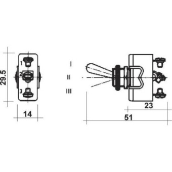 1P Switch - On-On