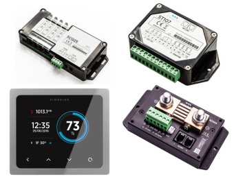 Simarine SIMPK23-3-PS - PICO Blue Set - Panel Mount (PICO SIMP204, Shunt SIMSC503, Tank Module SIMT001, Quadro Shunt SIMS003)