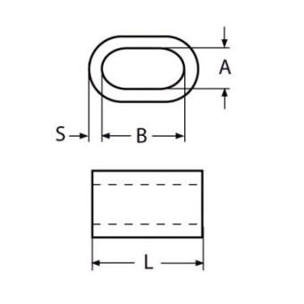 Euromarine Copper Sleeve Ø4mm