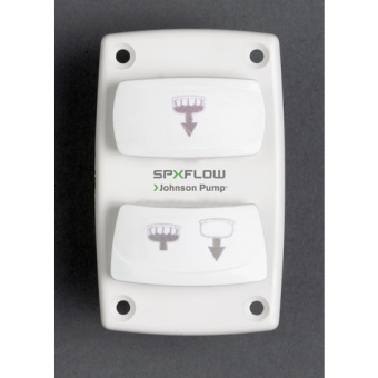 Johnson Pump 81-36105-01 - Toilet Control Panel 12/24V Two Switches