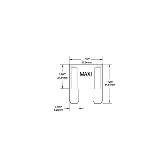 Blue Sea Fuse Maxi Blade 30 Amp