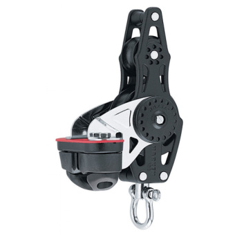 Harken HK2624 Carbo Air Fiddel Block 57 mm Cam and Becket for Rope 10 mm