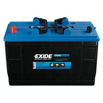 Exide Marine ER550 - Dual acid battery, 115Ah, 550Wh, 12V
