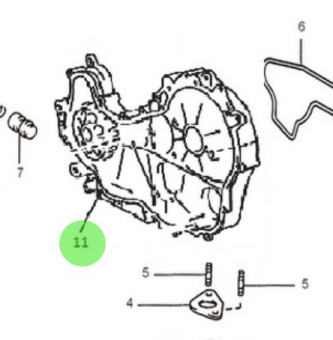Nanni Diesel 970316129 - Timing Gear Case Assembly for Oil Pump